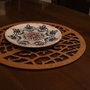 Hermia Juego de 6 Salvamanteles de Madera Coral - Walnut